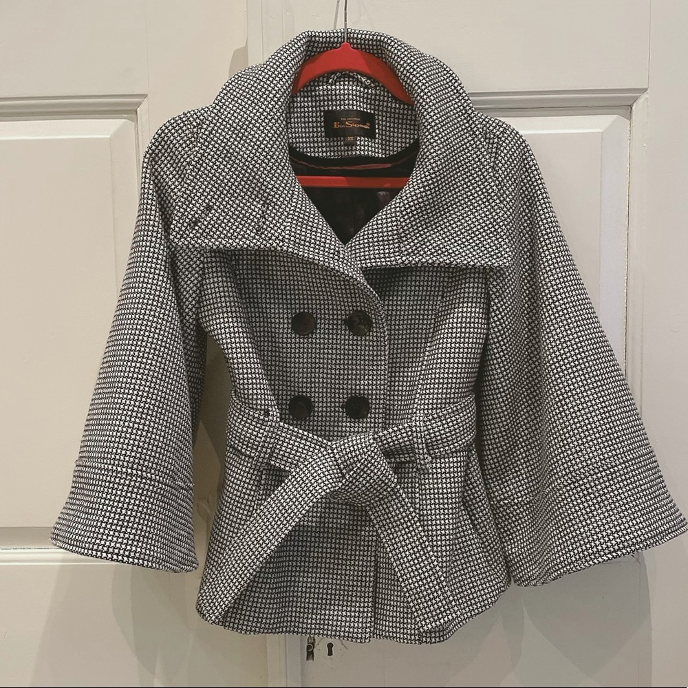 Ben Sherman bell sleeve coat